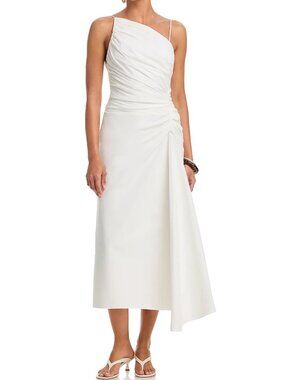 A.L.C. Juno Ruched Midi Dress